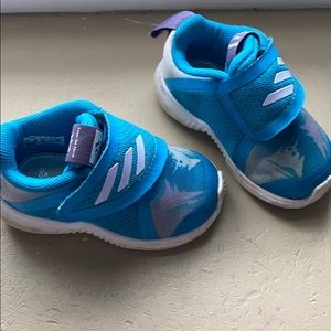 Size 5 Disney frozen adidas sneakers.